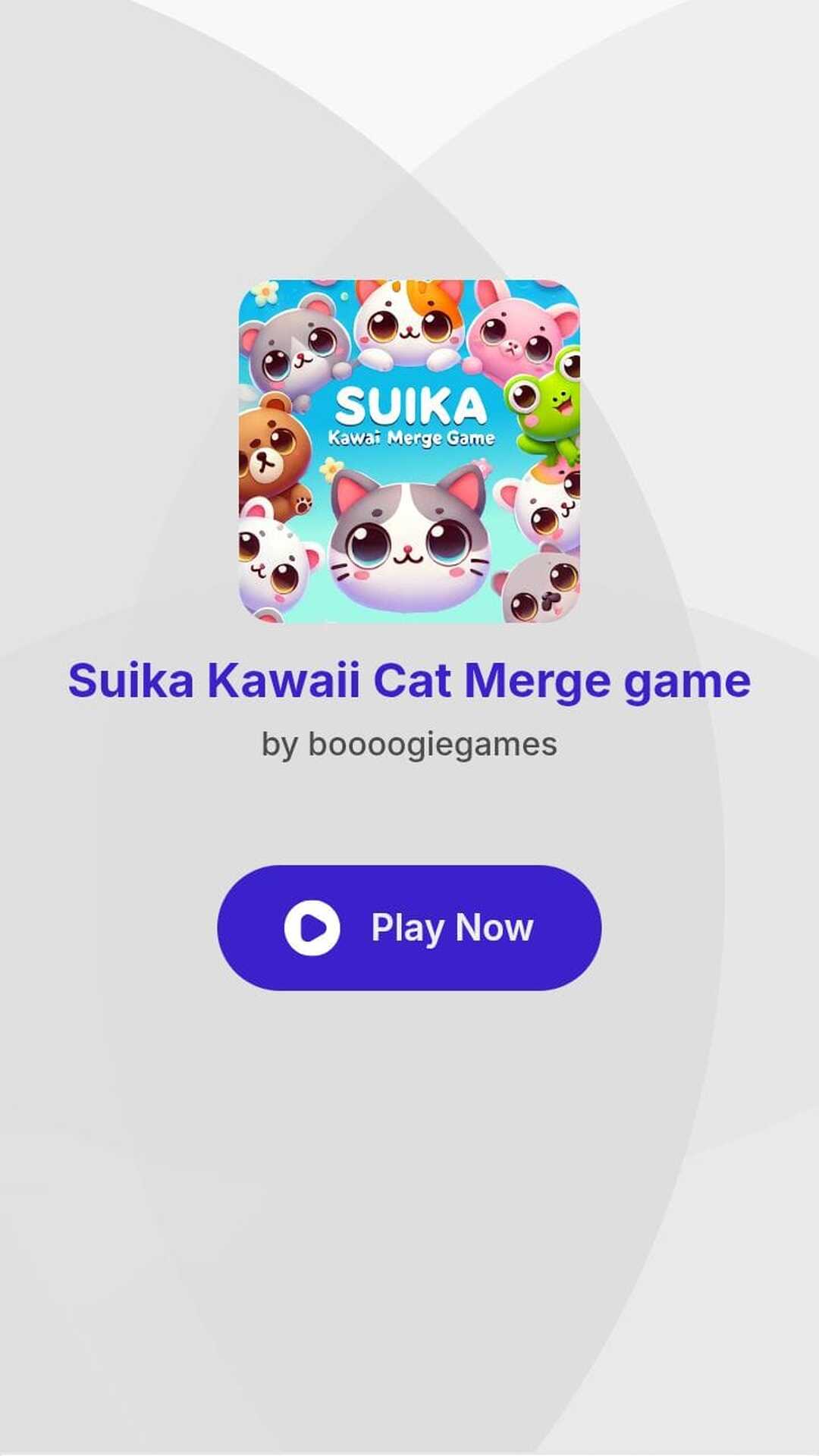 Suika Kawaii Cat Merge game Screenshots
