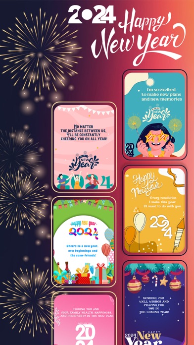 New year Greeting Cards 2024應用截圖