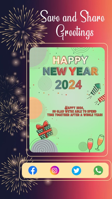 New year Greeting Cards 2024應用截圖