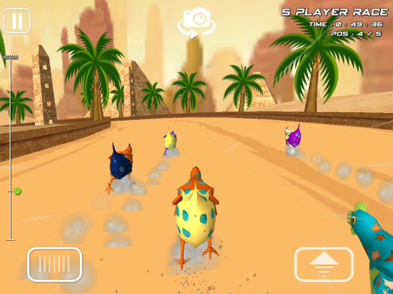 Super Chicken Run - Chicken Racing Games for Kids iPad 应用截图