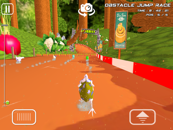 Super Chicken Run - Chicken Racing Games for Kids iPad 应用截图