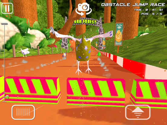 Super Chicken Run - Chicken Racing Games for Kids iPad 应用截图