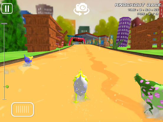 Super Chicken Run - Chicken Racing Games for Kids iPad 应用截图