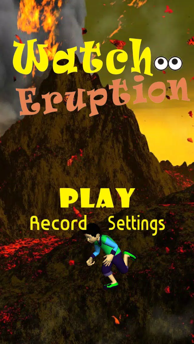Tangkapan skrin Watch Eruption