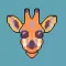 Giraffe Pixel Art Emoji