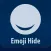 Emoji Hide Keyboard