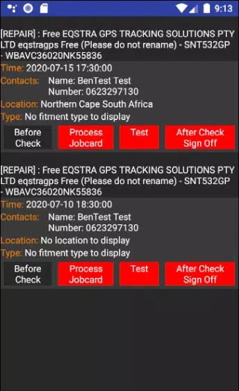 WebIQ - Fitment Manager Screenshots