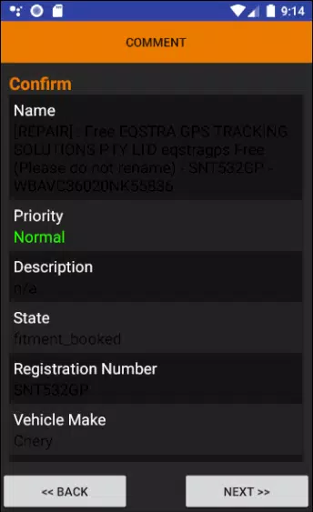 WebIQ - Fitment Manager Screenshots