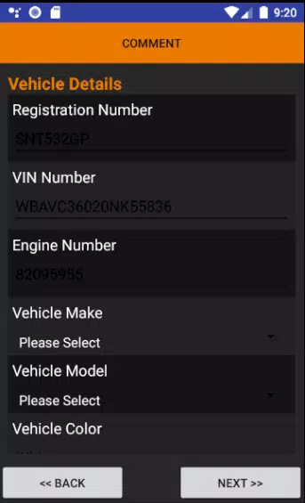 WebIQ - Fitment Manager Screenshots