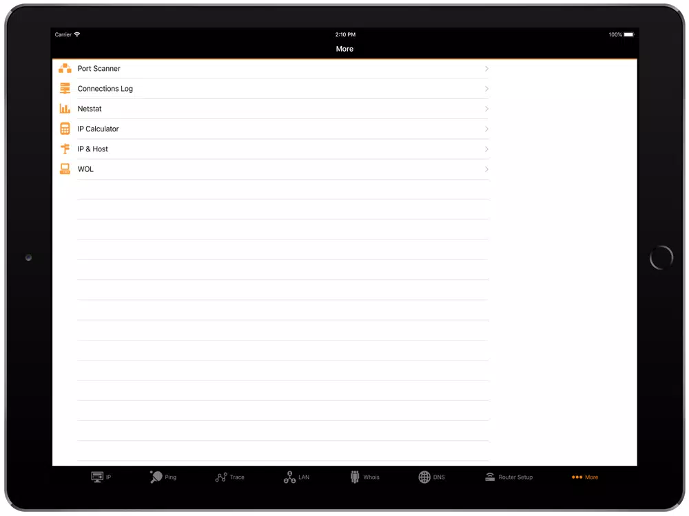 IP Tools: WiFi Analyzer iPad Screenshots