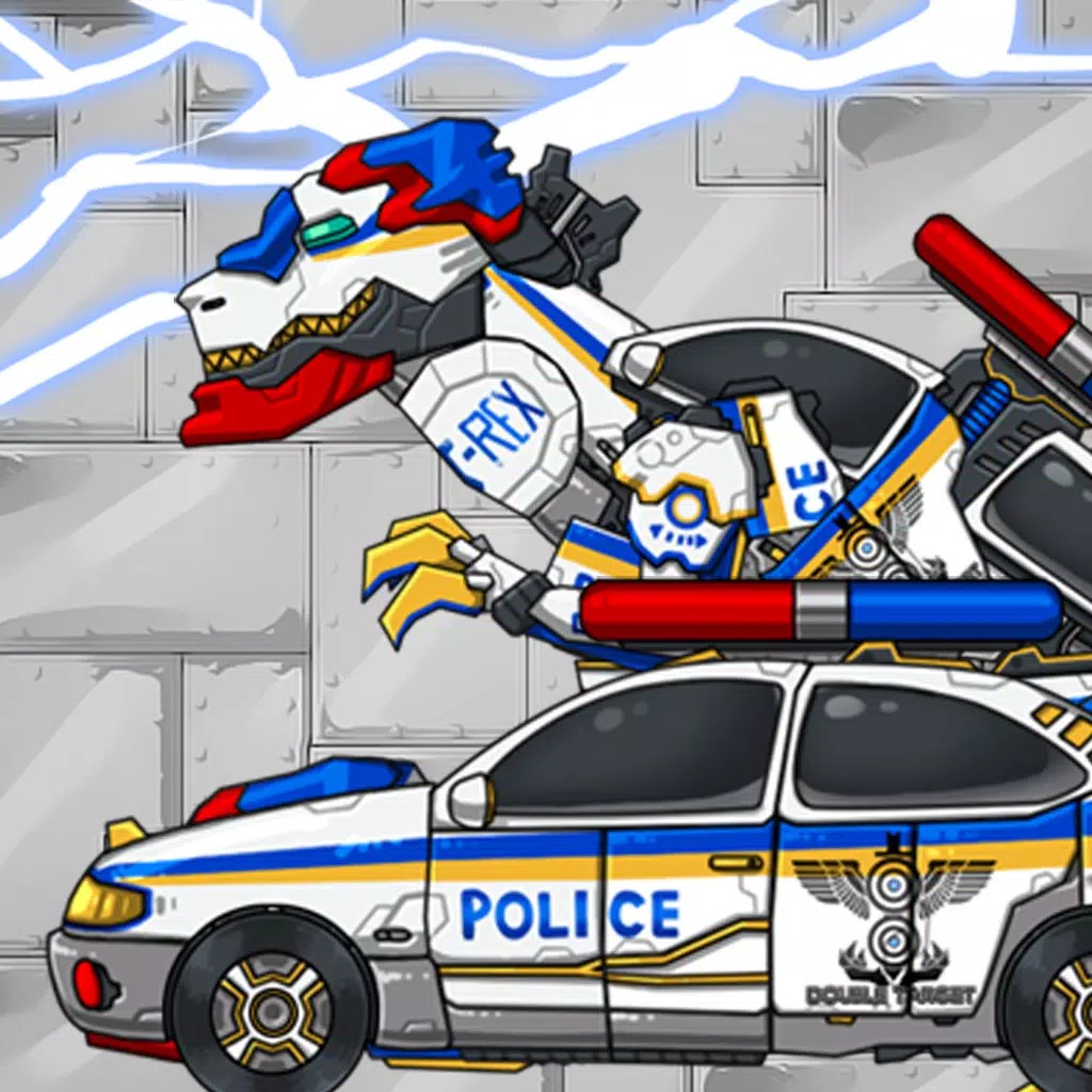 Combine! Dino Robot - T-rex Cops Combine! Dino Robot - T-rex Cops