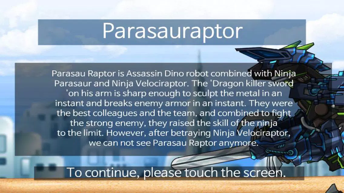 Zrzuty ekranu Combine! Dino Robot - Parasauraptor