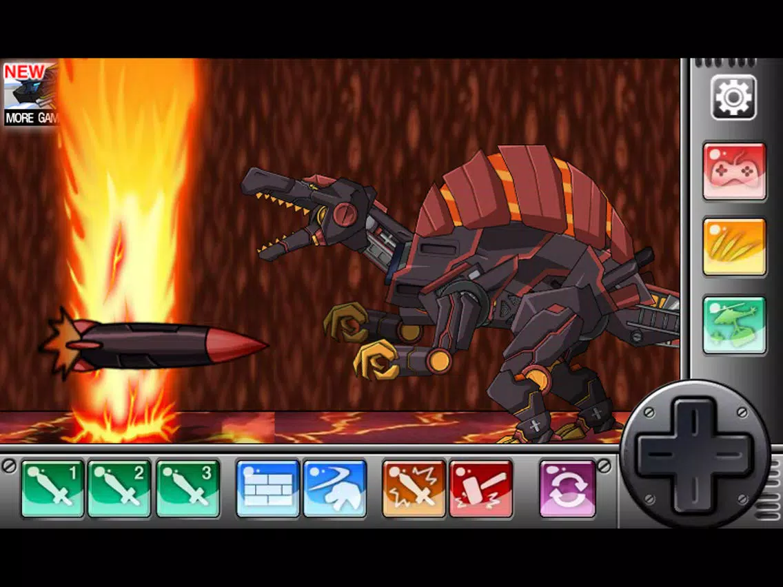 Combine! Dino Robot - Magma Spino iPad Screenshots