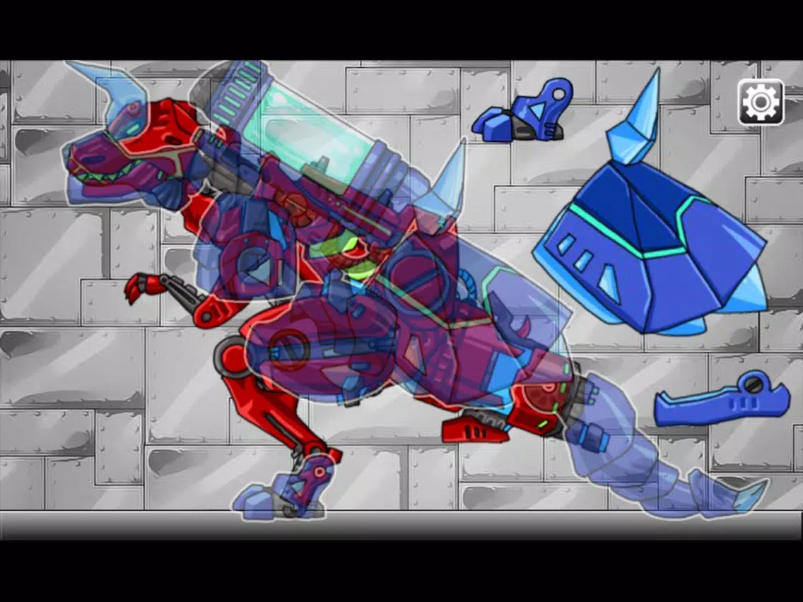 Combine! Dino Robot - Tyranno + Tricera iPad Screenshots