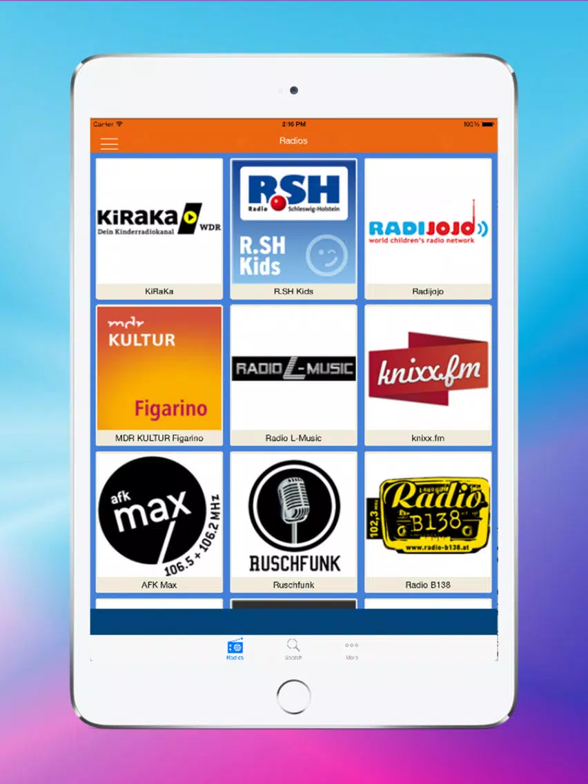 German Radios - Learn German, German Radio Live iPad Screenshots