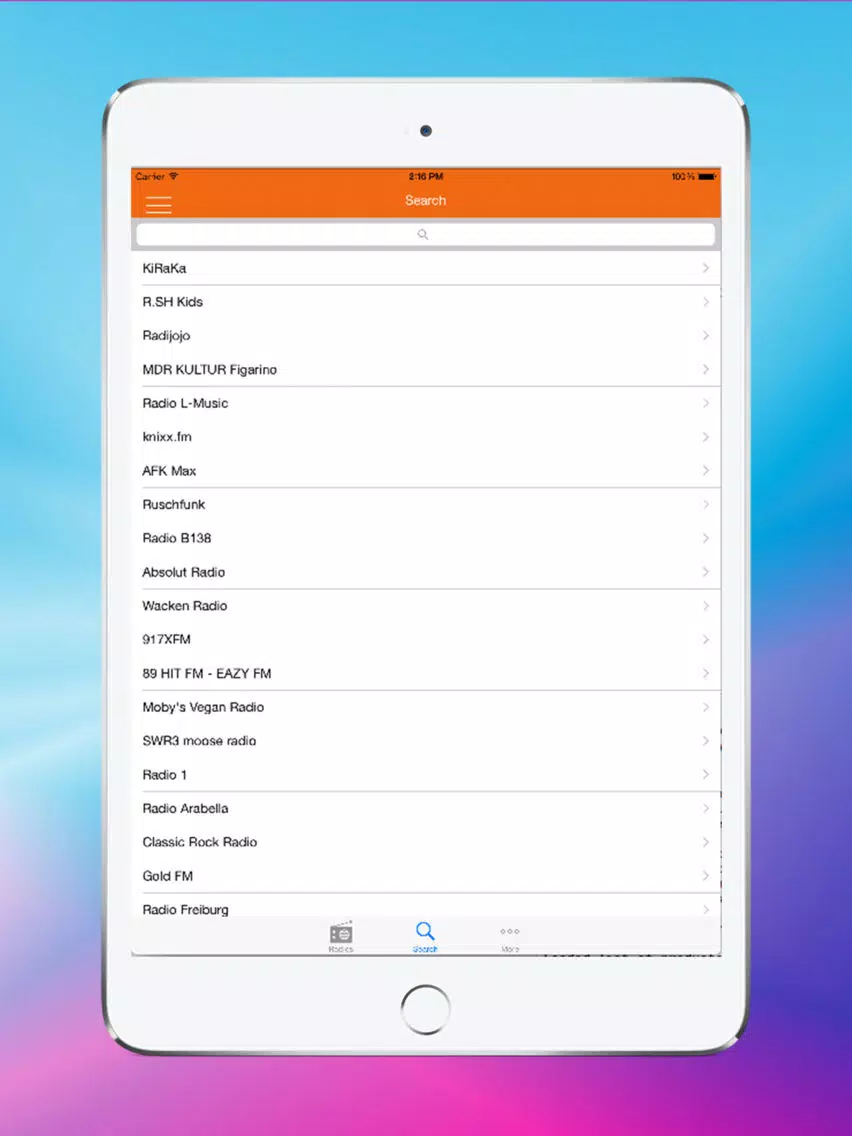 German Radios - Learn German, German Radio Live iPad Screenshots
