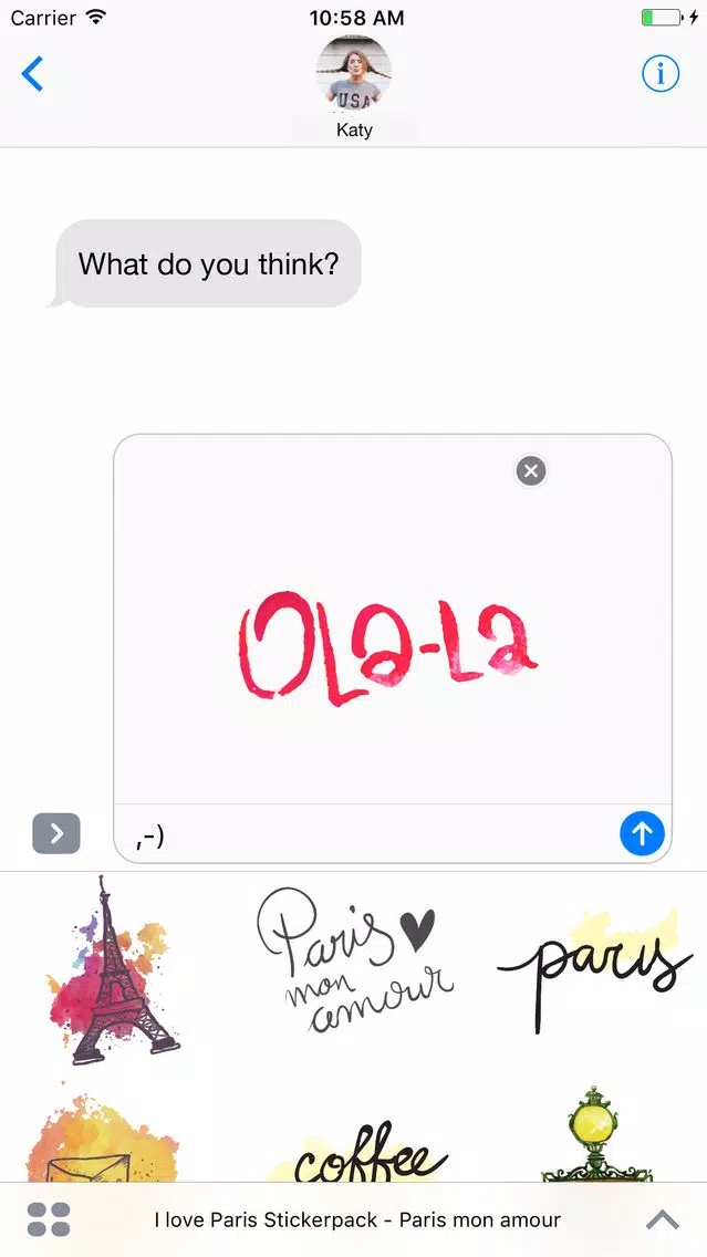 I love Paris Stickerpack - Paris mon amour Screenshots