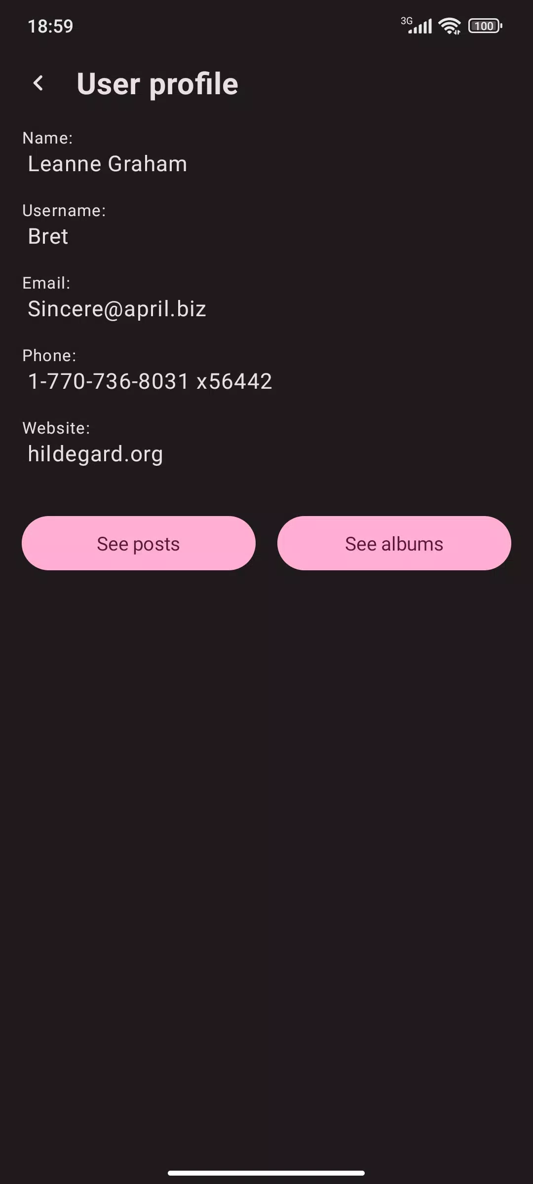 API Request Screenshots
