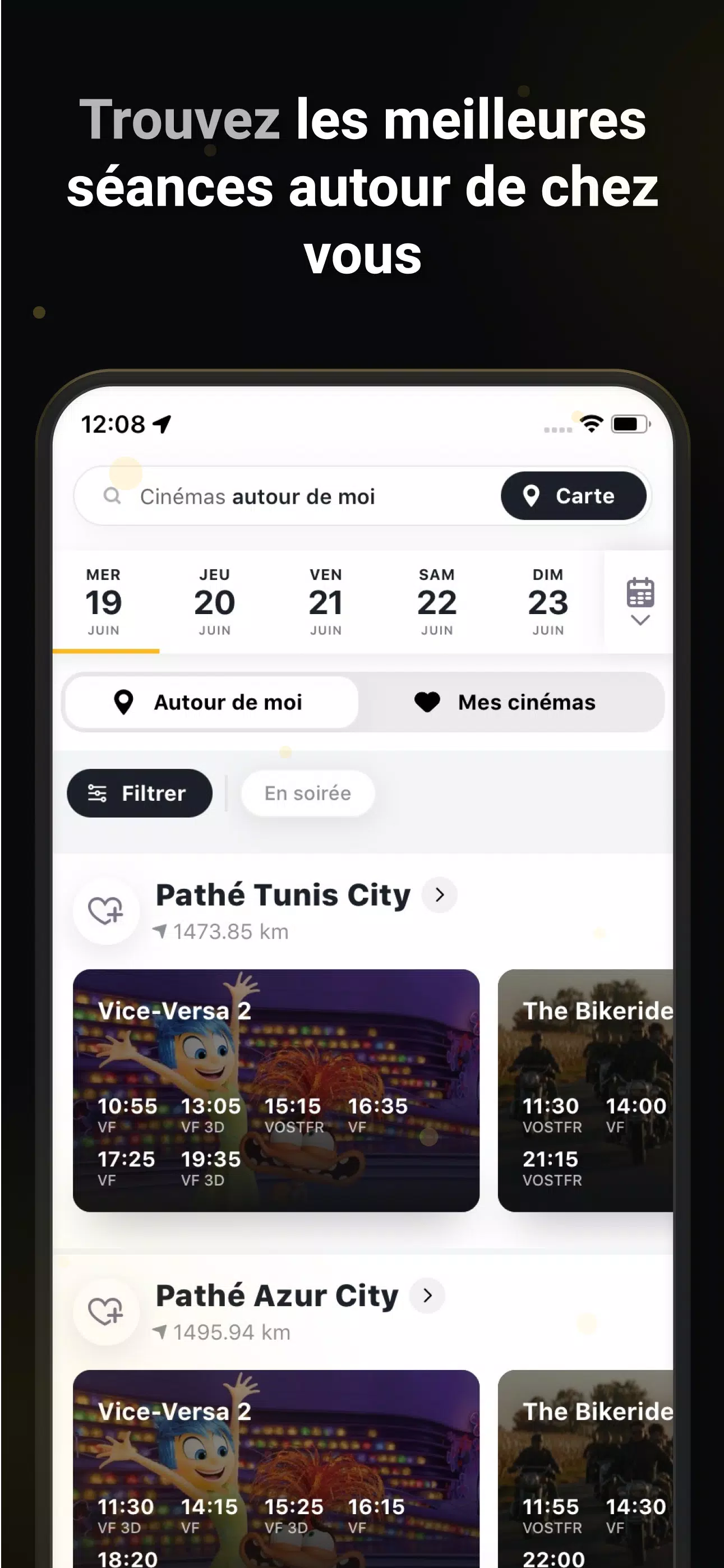 Pathé Tunisie Screenshots