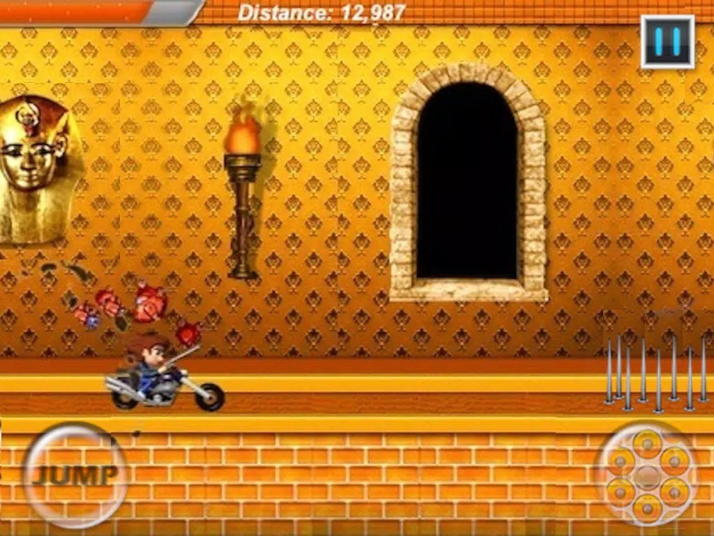 Top Gun Rider ( Free Racing and Shooting Car Kids Games ) iPad Screenshots