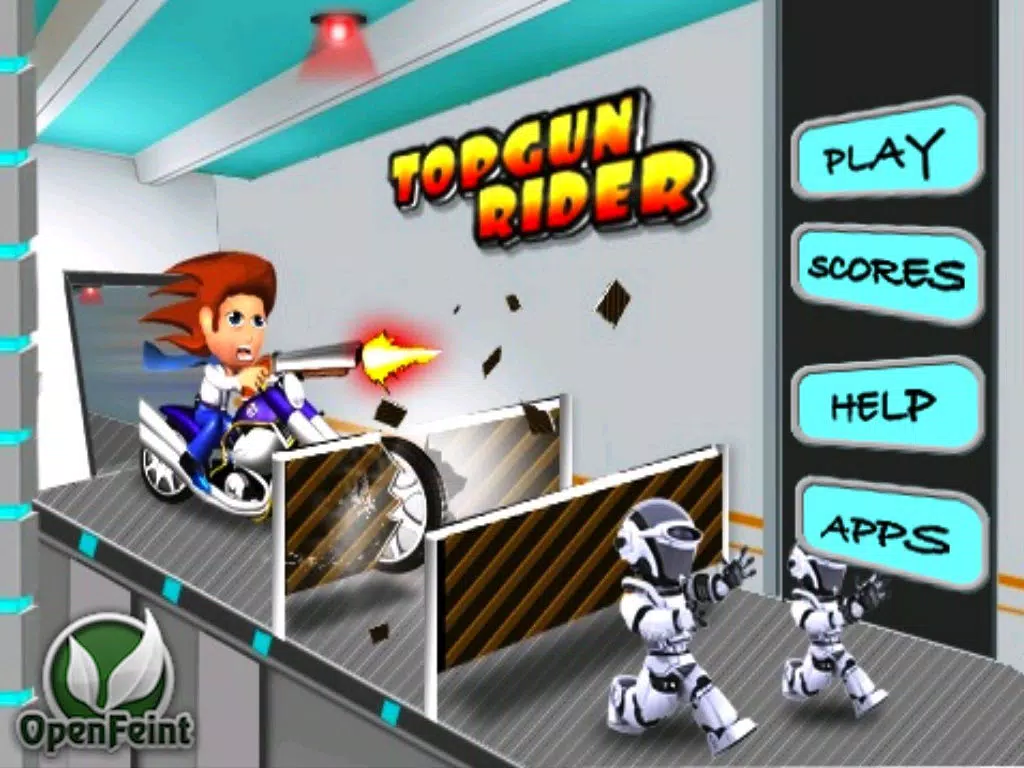 Top Gun Rider ( Free Racing and Shooting Car Kids Games ) iPad Screenshots