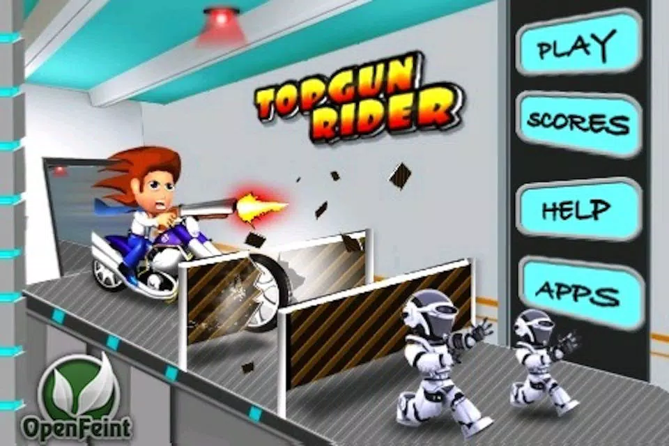 Top Gun Rider ( Free Racing and Shooting Car Kids Games ) Screenshots