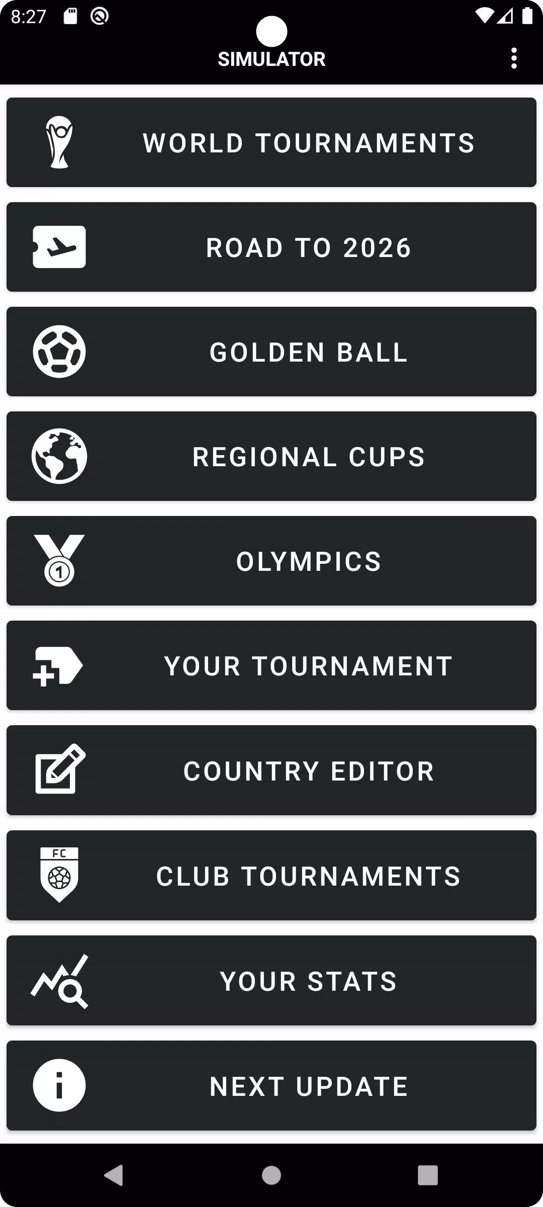 World Soccer Simulator 2025 Screenshots