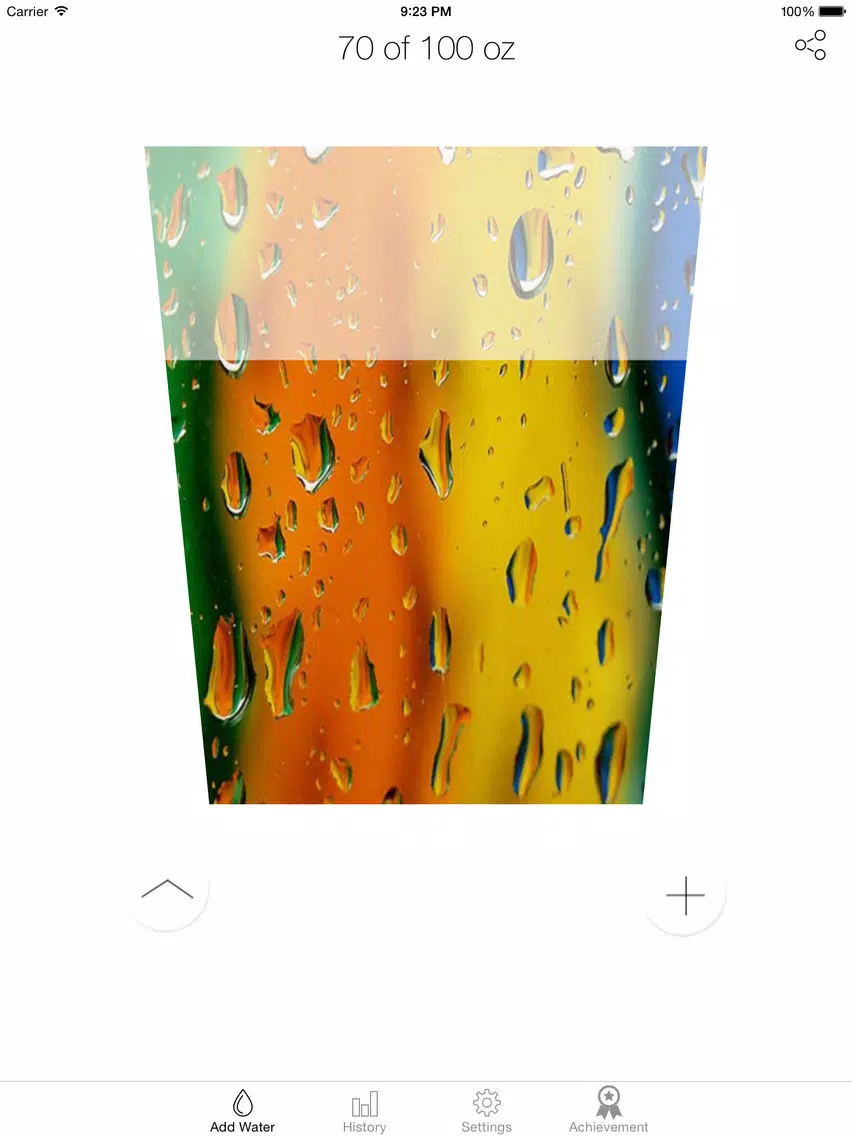 Splashy Water Tracker - Drink more water, Track daily water intake, Get hydration reminder iPad Screenshots
