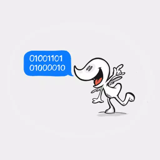 Binary World Stickers