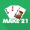 Make 21 - Blackjack puzzle game