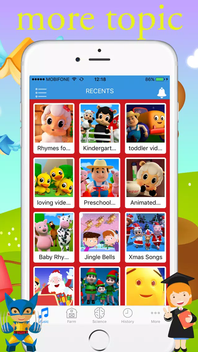 English For Kids - Music Video for YouTube Kids Screenshots