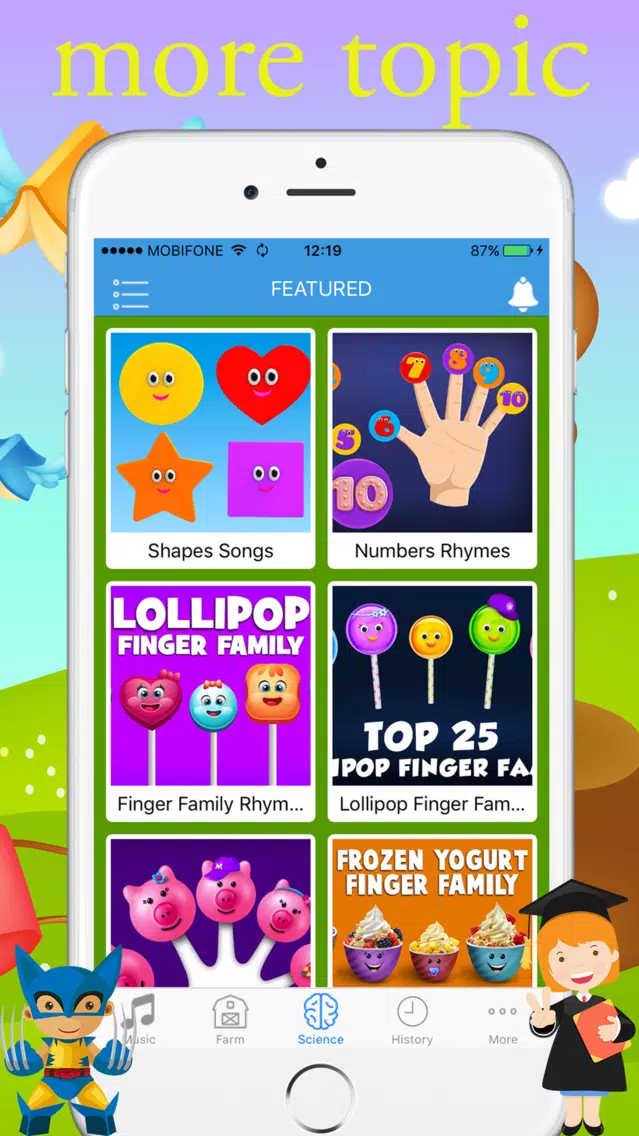 English For Kids - Music Video for YouTube Kids Screenshots