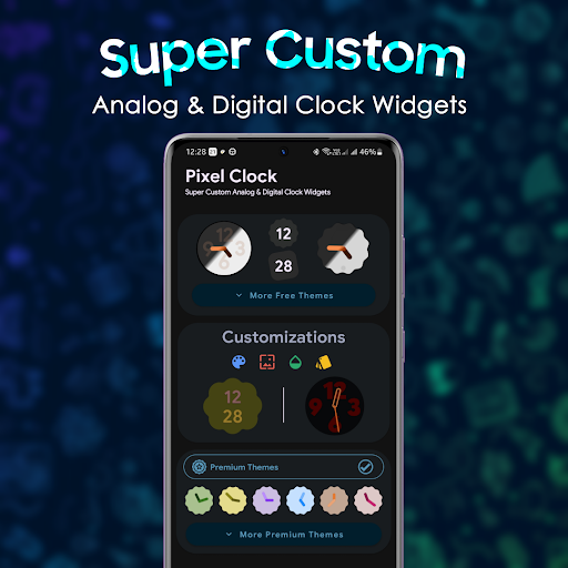 Pixel Clock Widgets & Themes Screenshots
