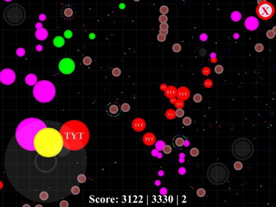 Capturas de tela do Bigger dot iPad 