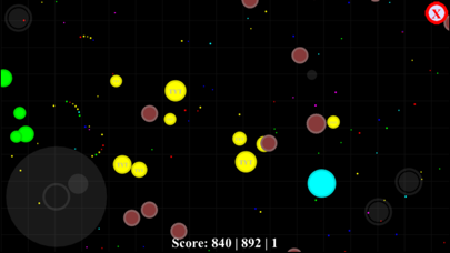 Capturas de tela do Bigger dot