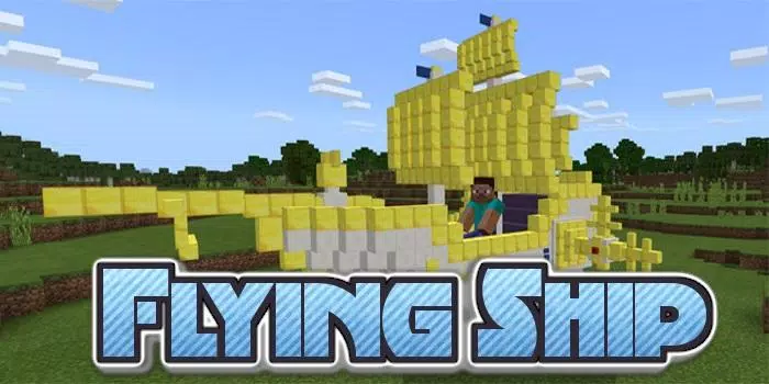 Flying Ship MOD MCPE Screenshots