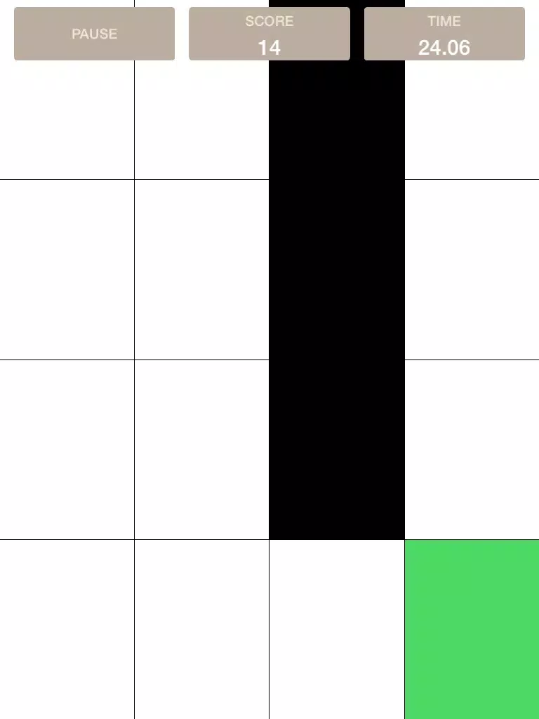 Capturas de pantalla de White Tiles - Don't Step on the White Tile iPad 