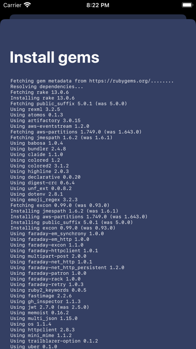 CodeMagic builds viewer App Screenshots