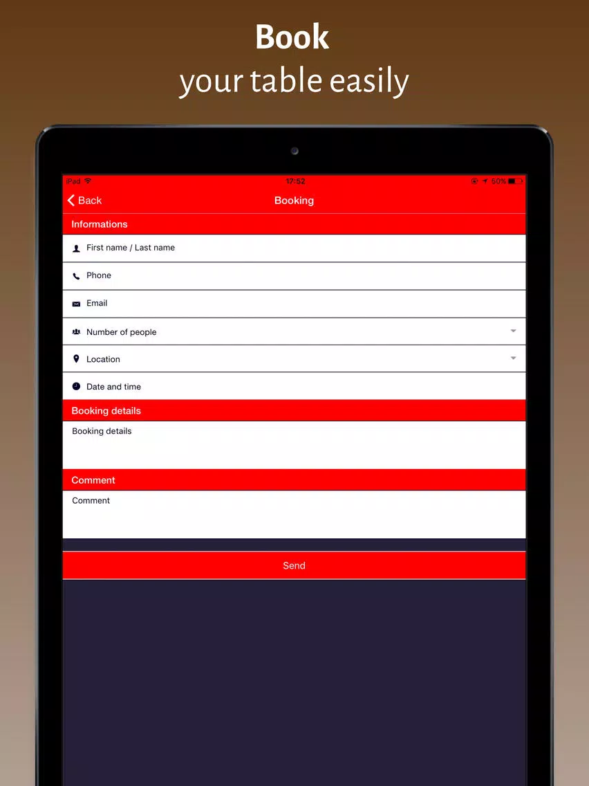 Zrzuty ekranu Best Kebab House Edinburgh iPad