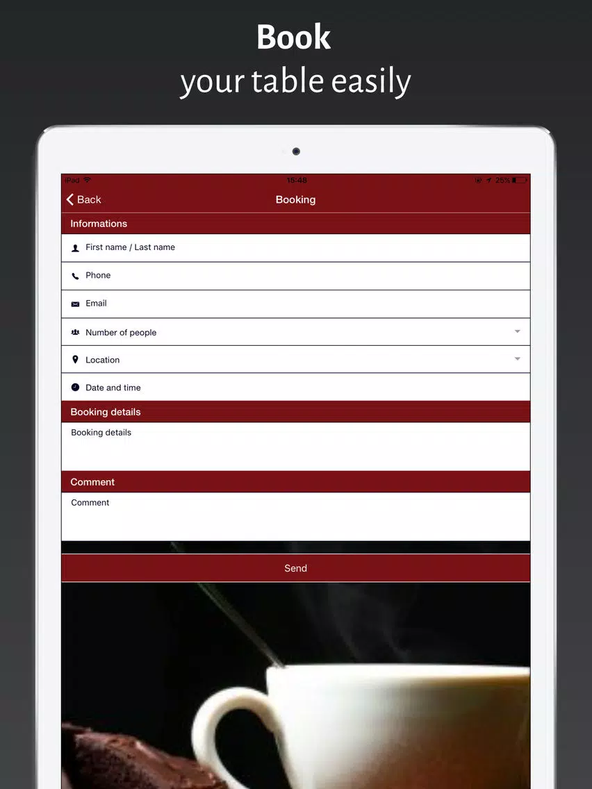 Cafe Vigo iPad Screenshots