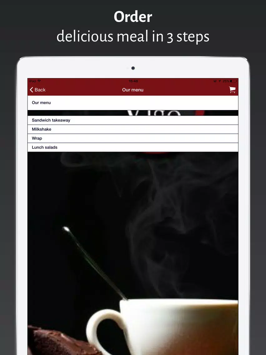 Cafe Vigo iPad Screenshots
