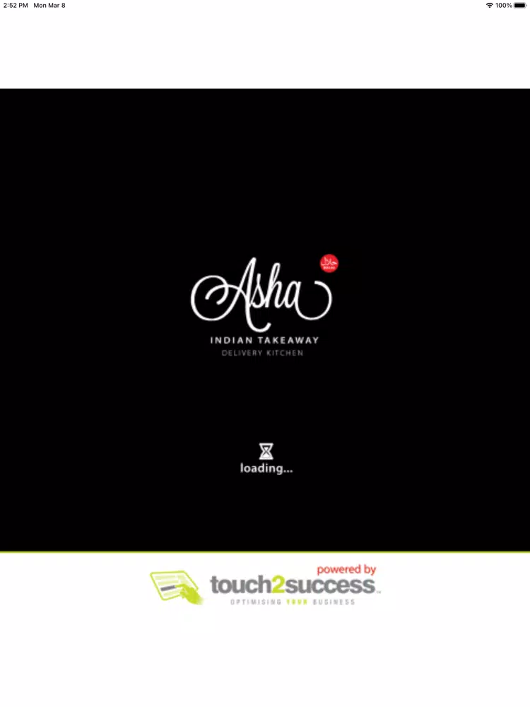 Asha Indian Takeaway. iPad Screenshots
