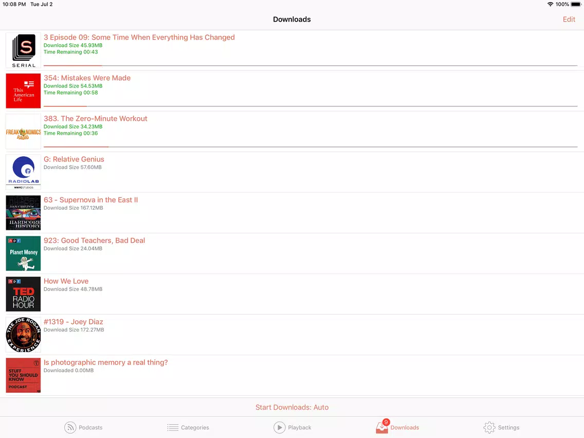 RSSRadio (Premium) iPad Screenshots