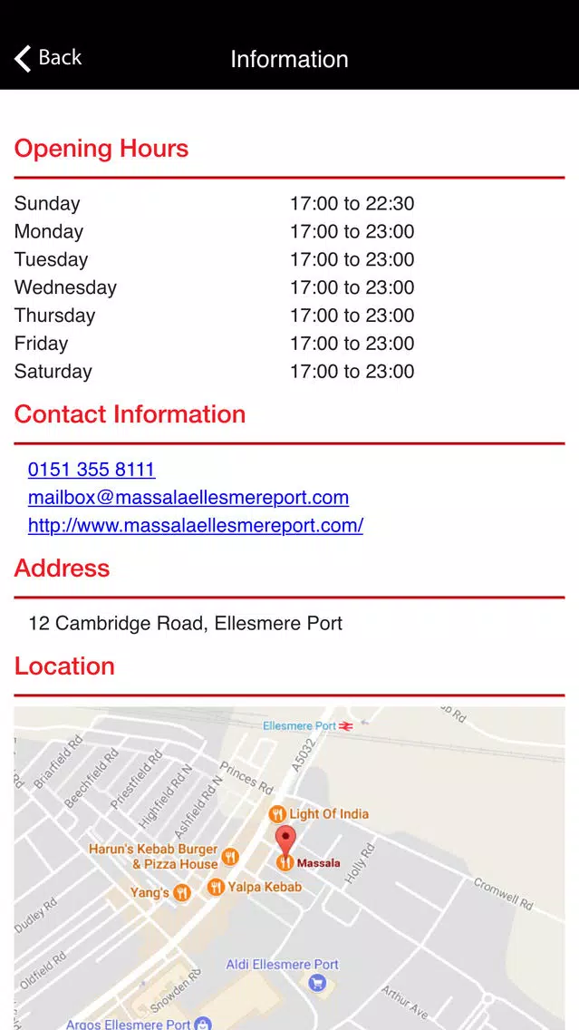 Massala Ellesmere Port Screenshots