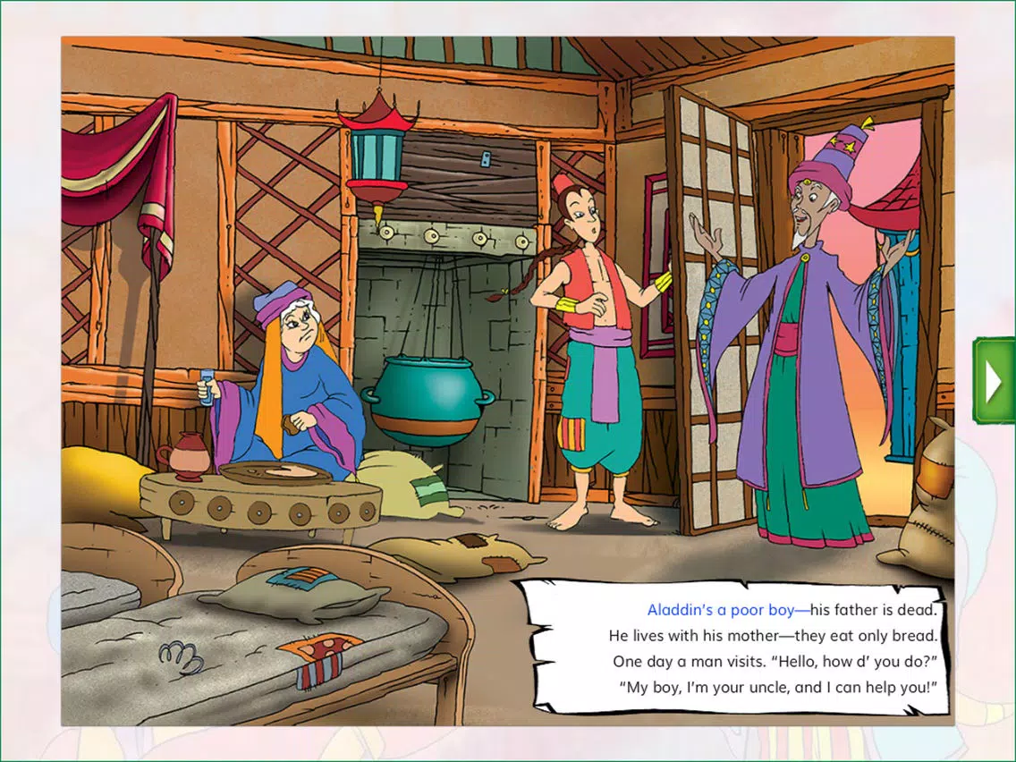 Aladdin and the Magic Lamp - Storytime Reader iPad Screenshots