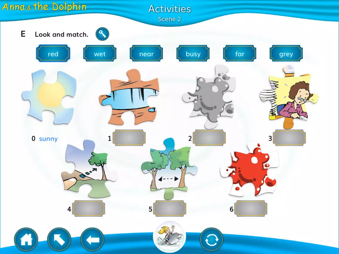 Anna and the Dolphin - Storytime Reader iPad Screenshots