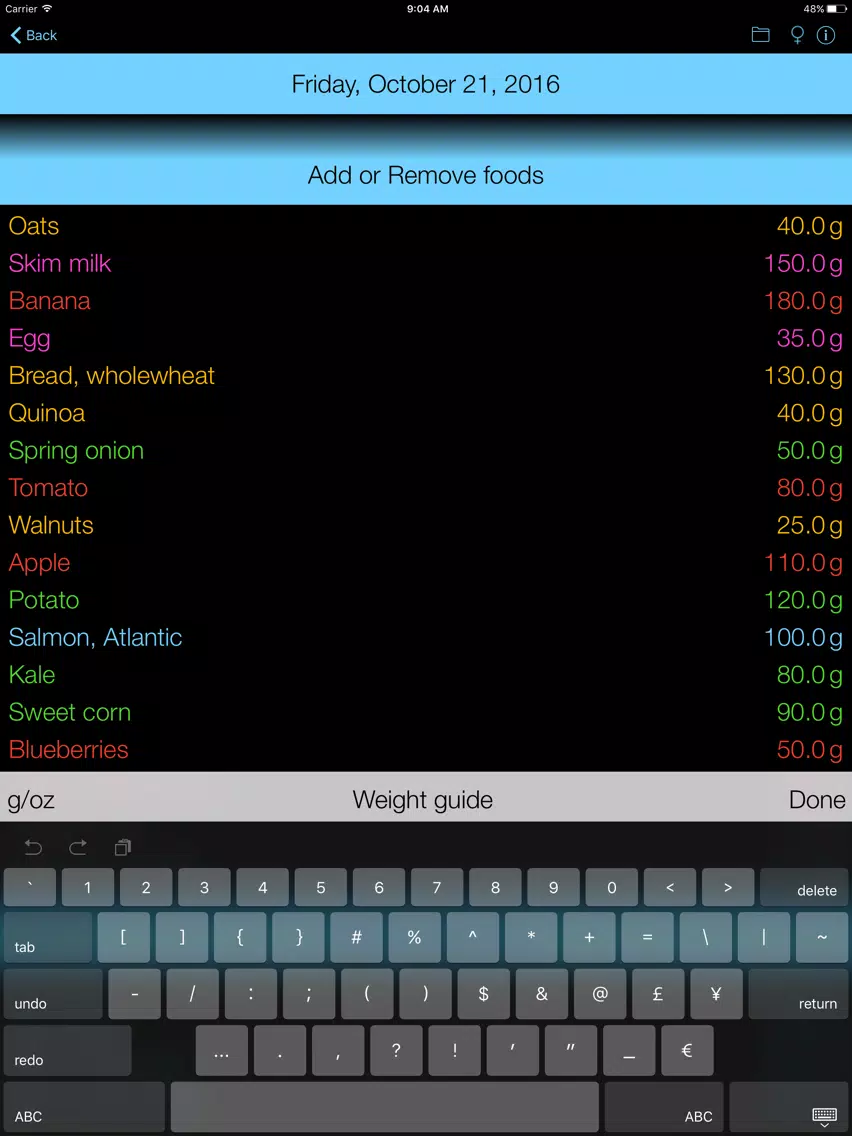 Omega-3 Fat Counter & Tracker iPad Screenshots