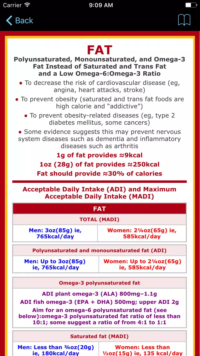 Omega-3 Fat Counter & Tracker Screenshots