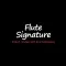 Flute signature Indian
