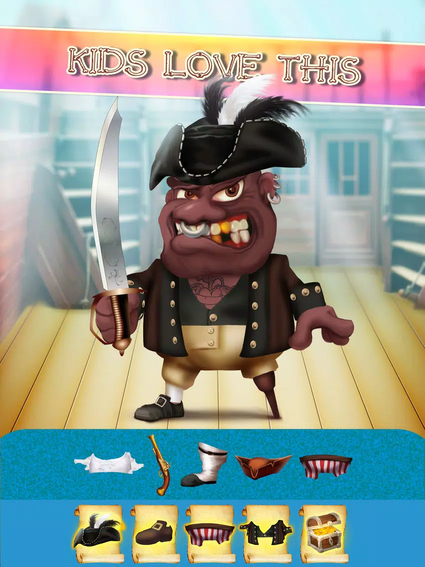 The Super Pirates of Paradise Treasure Island Ship Game For Boys - Free App iPad Screenshots